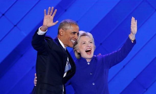 Obama y Hillary Clinton se vuelcan con Biden para la campaña a la reelección
