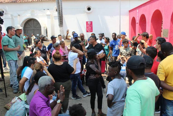 Migrantes en el sur de México piden protección Migrantes en el sur de México piden protección