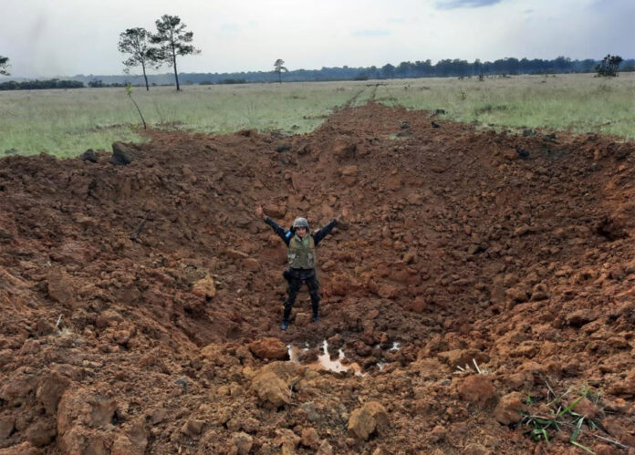 FF.AA. destruye pista clandestina de aterrizaje en Brus Laguna