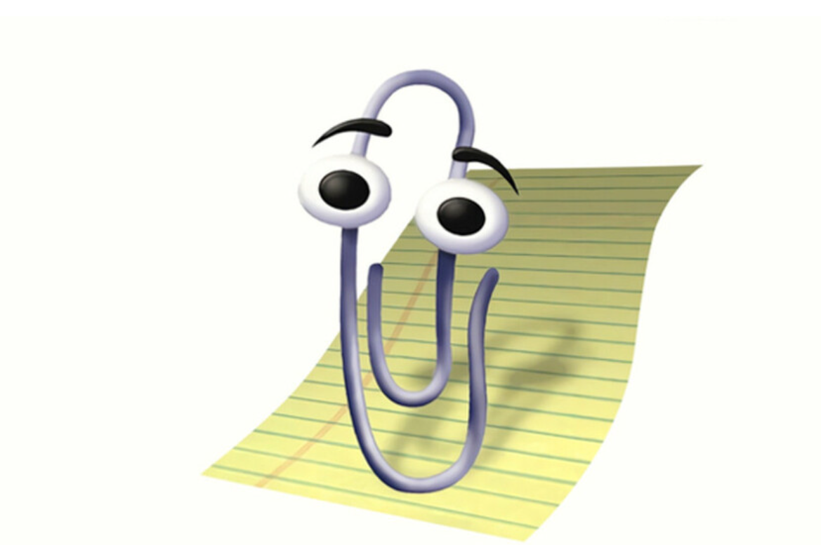Así era Clippy, el famoso asistente de Microsoft Office