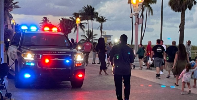 Tiroteo: La Policía de Hollywood Beach confirmó que 6 adultos y 3 niños resultaron heridos
