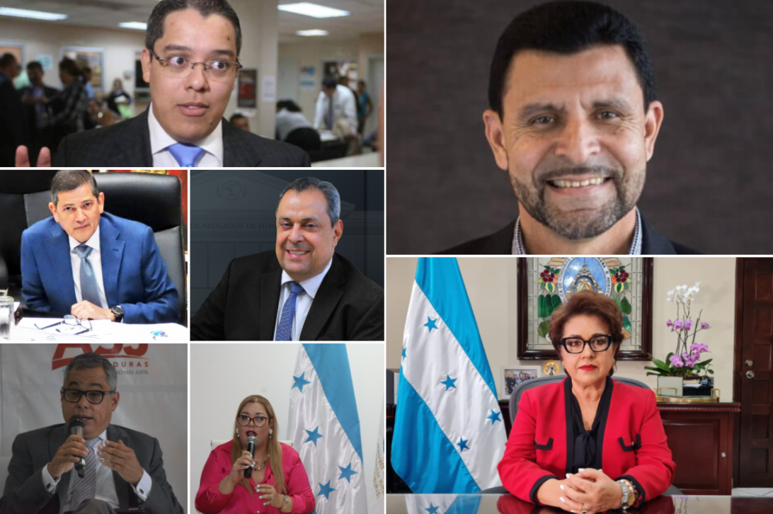 Lista Junta de Proponentes para candidatos a Fiscal General y Adjunto del MP