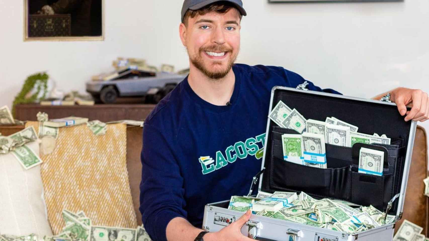 El youtuber MrBeast celebra sus 25 años con un patrimonio neto de 100 millones de dólares