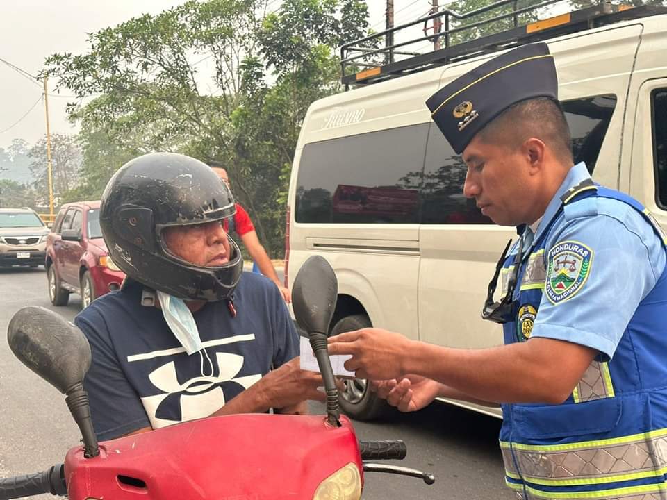 Más de 750 licencias se decomisaron en el mes de abril 2023 en el departamento de Atlántida