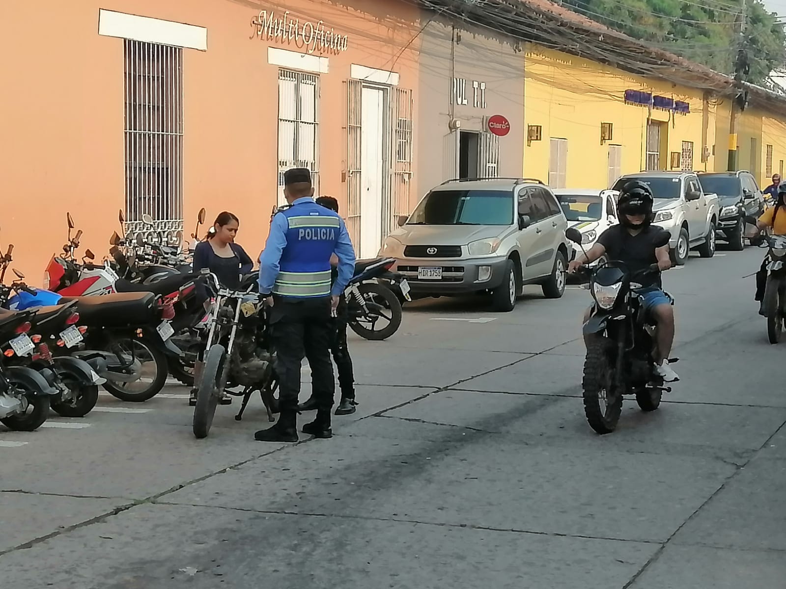 La Dirección Nacional de Vialidad y Transporte ejecuta diversos operativos en la ciudad de Comayagua
