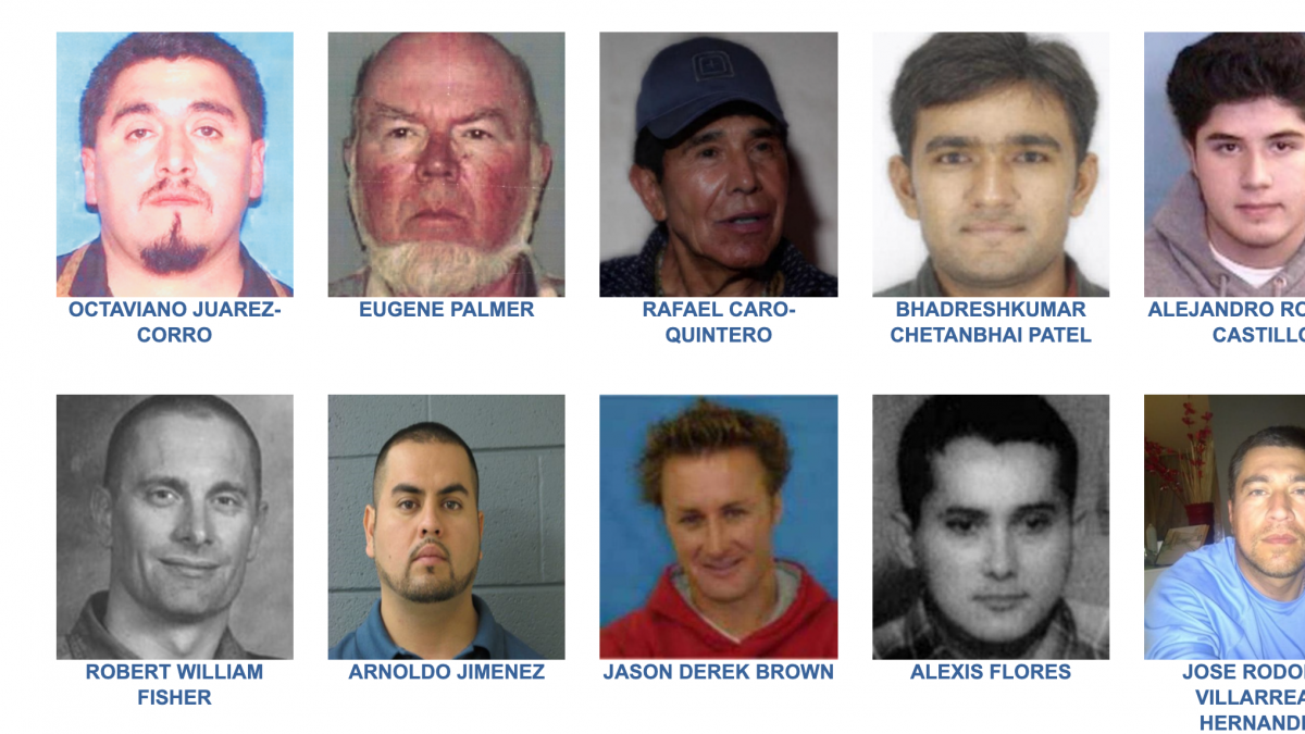 ¡DUPLICAN RECOMPENSA! Por los 10 fugitivos más buscados del FBI