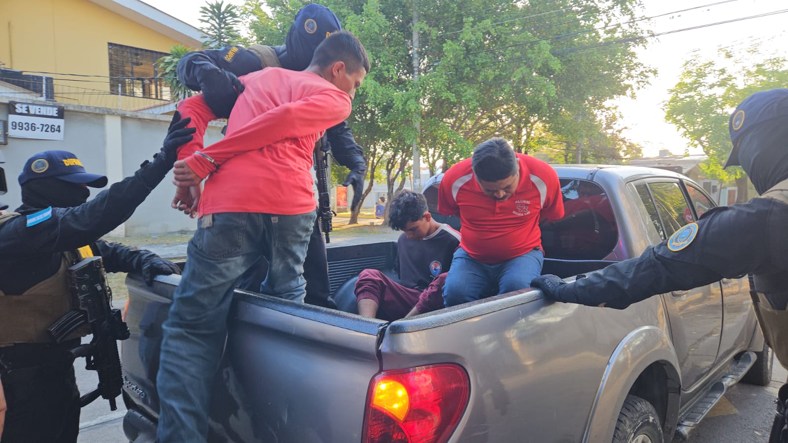 DIPAMPCO captura a 5 miembros de la Mara MS-13, en Chamelecón