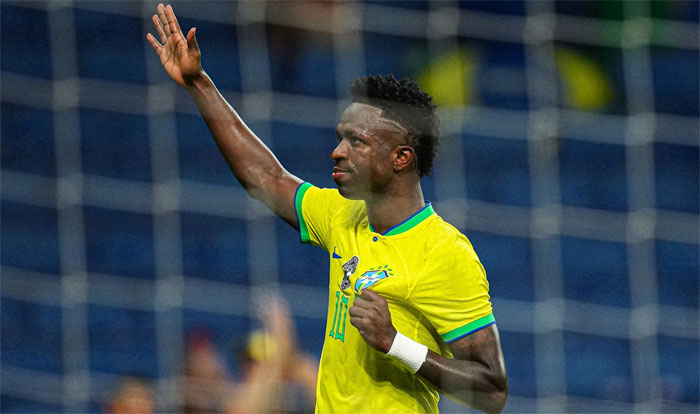 4-1. Vinícius cierra la goleada de Brasil 4-1. Vinícius cierra la goleada de Brasil