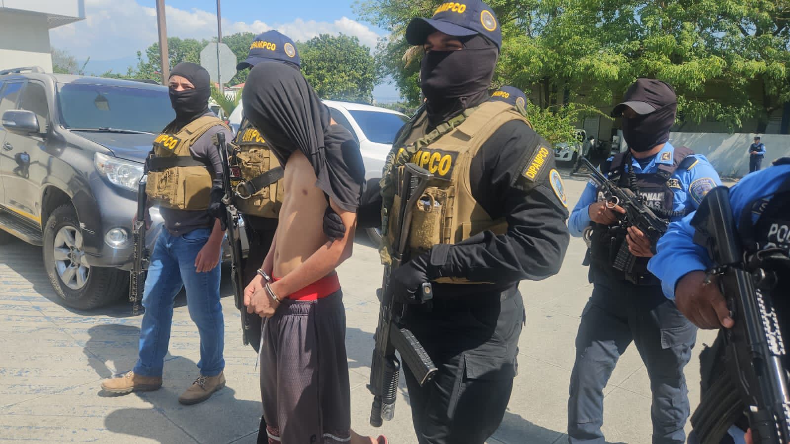 Policía Nacional detiene presuntos perpetradores de homicidio múltiple en colonia Santa Marta de S.P.S