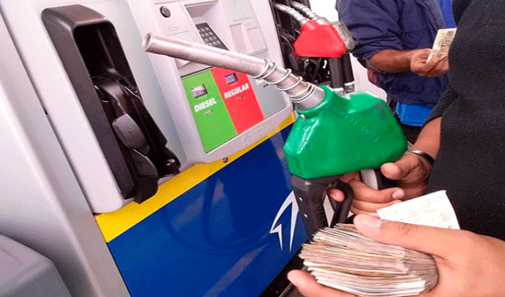 Precio de las gasolinas y demás combustibles subirá en más de un lempira a partir del lunes