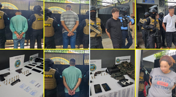 Capturan a tres miembros de la banda “M1” en Santa Bárbara