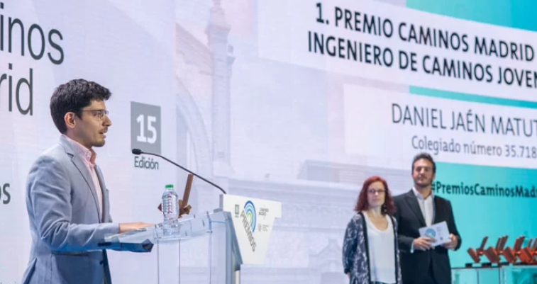 Hondureño recibe reconocimiento en España por sus obras de ingeniería de túneles