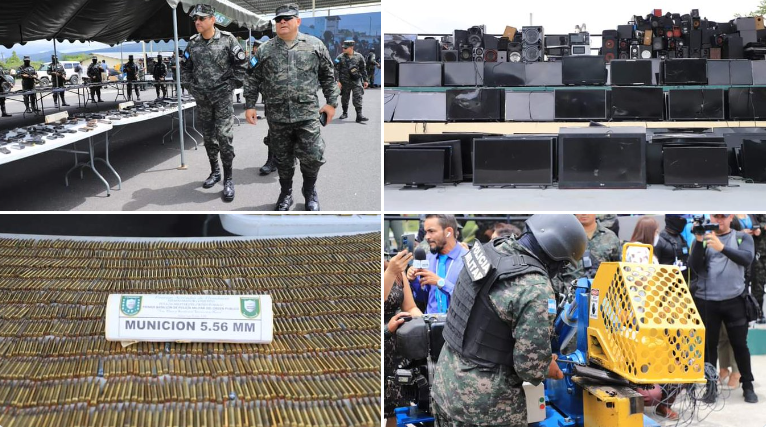 Más de 1.000 armas y 23.925 proyectiles incautados en cárceles de Honduras Más de 1.000 armas y 23.925 proyectiles incautados en cárceles de Honduras