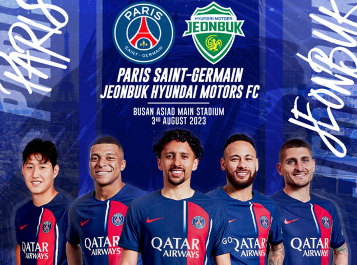 El PSG incluye a Mbappé y Neymar en el cartel de promoción de su gira asiática