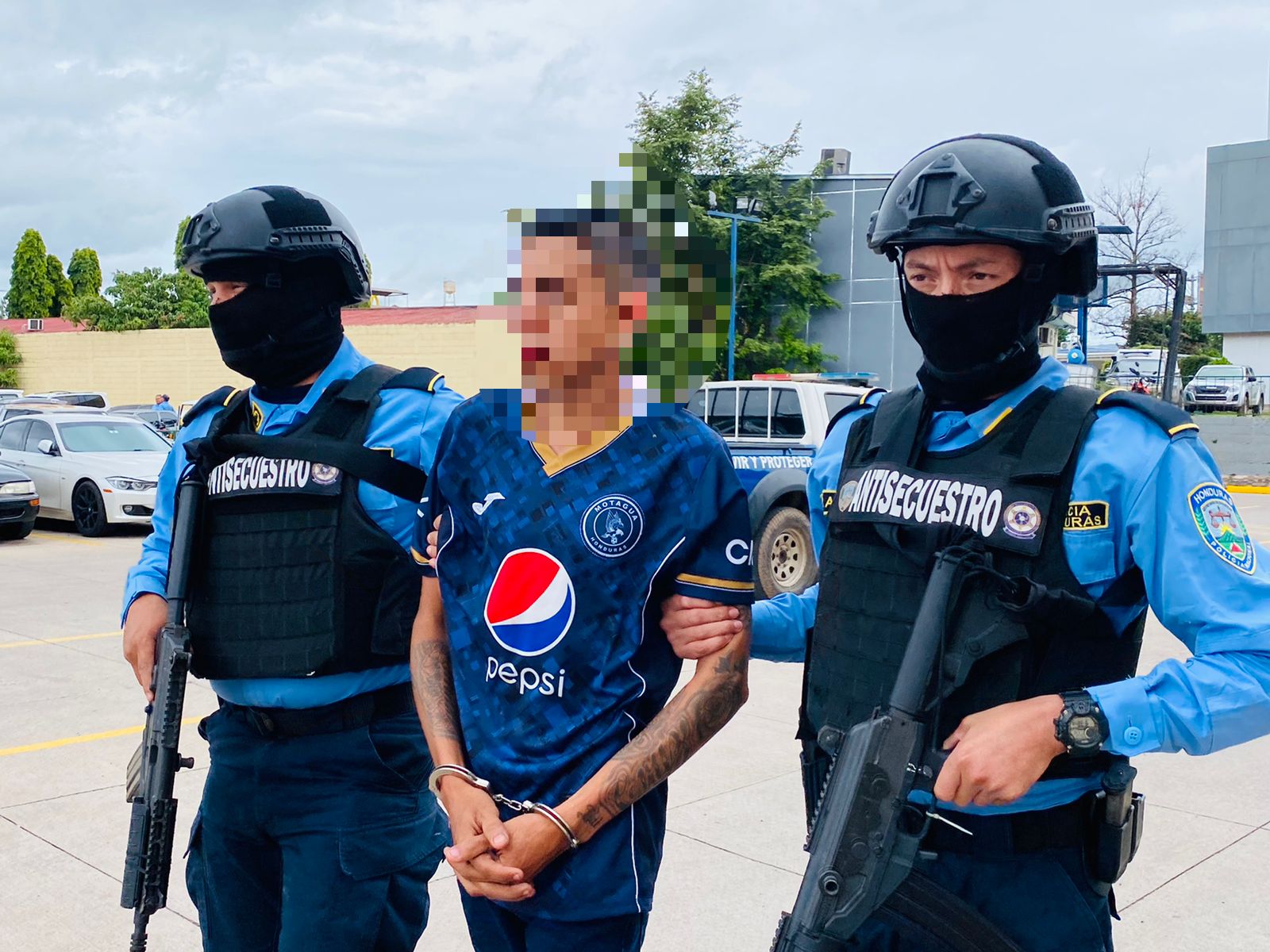 Detienen a «MELMAN» miembro activo de la Pandilla 18