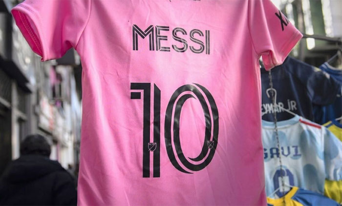 Incautadas en Argentina 250 camisetas falsas del Inter Miami con el nombre de Messi