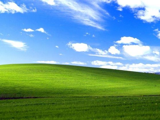El campo verde de Windows, la foto más vista del mundo