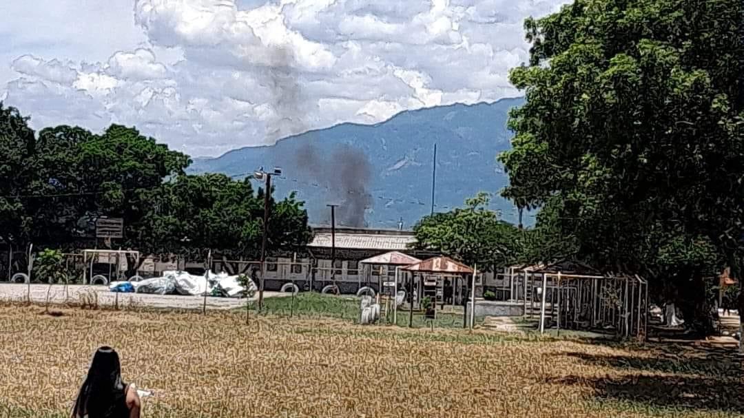 Reportan un incendio en medio de motín en cárcel de Comayagua Reportan un incendio en medio de motín en cárcel de Comayagua