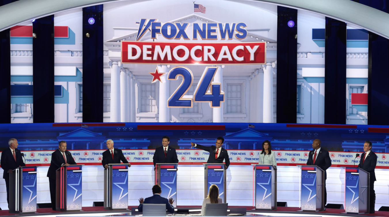 Preguntan a los aspirantes a la candidatura republicana por su apoyo a Trump si fuera condenado y su reacción se vuelve viral