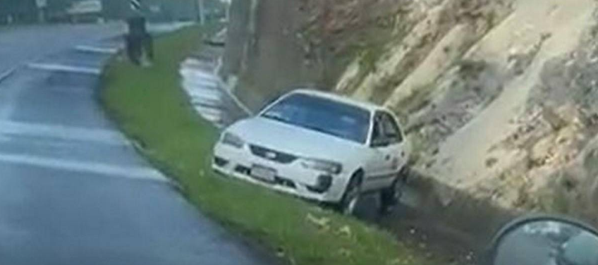Taxista estuvo a punto de provocar tragedia a la altura de El Durazno