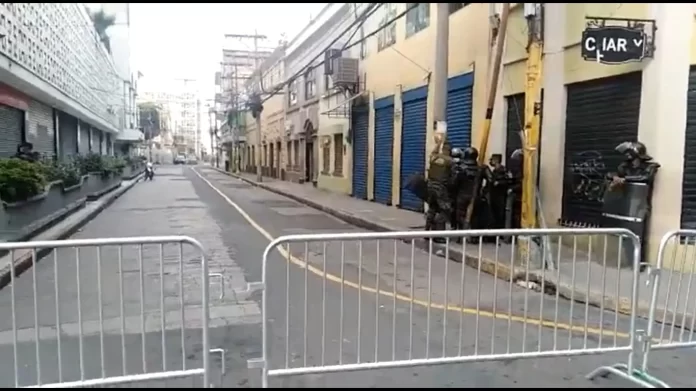 Anillos de seguridad no permiten acceso al Centro de Tegucigalpa