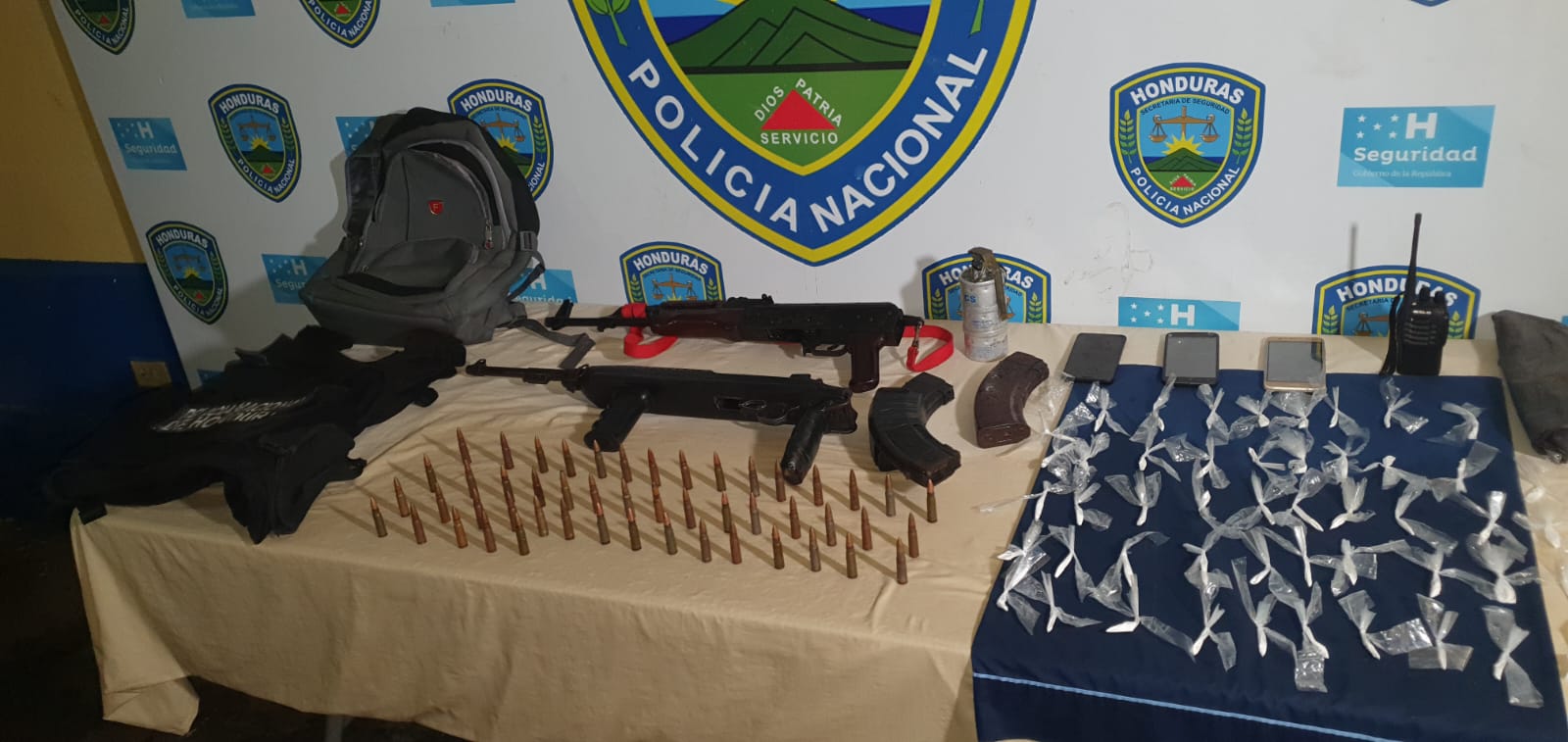 Capturan a miembros de la Pandilla 18 dedicados al sicariato en San Pedro Sula