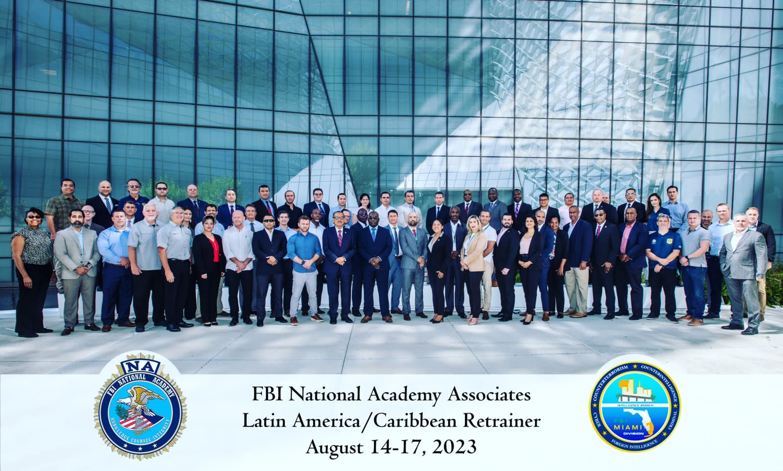Hondureños egresados de la Academia del FBI participan en Conferencia en Miami