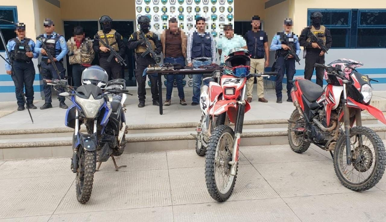 En Siguatepeque ejecutan captura de una banda de extorsionadores y un individuo por tráfico de drogas