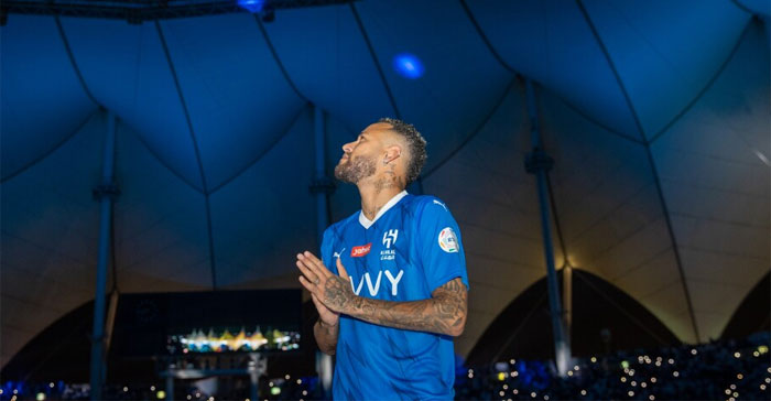 Al Hilal celebra su gran fiesta en Riad al presentar a Neymar y Bono como sus estrellas Al Hilal celebra su gran fiesta en Riad al presentar a Neymar y Bono como sus estrellas