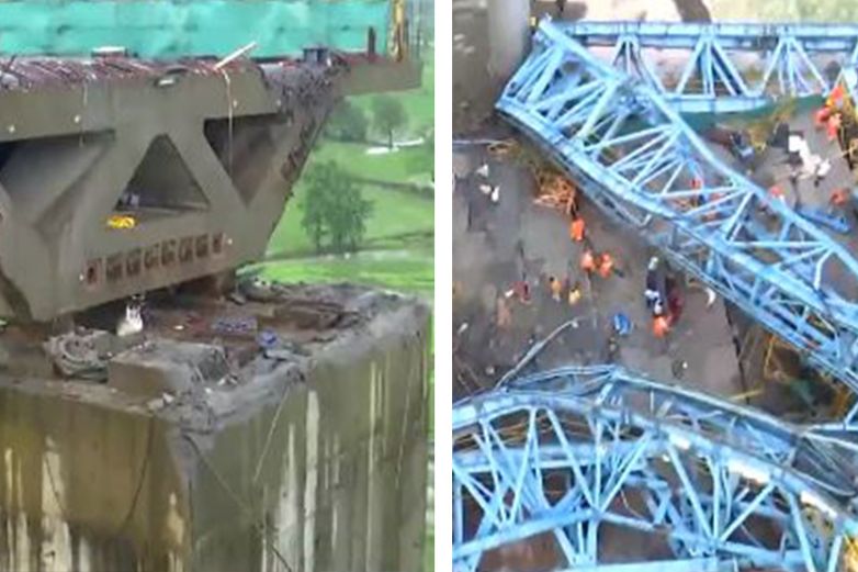 En la India, fallecen 17 trabajadores al caer grúa en construcción