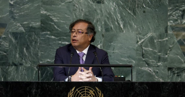 Petro atraviesa bochornoso momento en su discurso ante la ONU: invitados se levantan de sus asientos y lo dejan solo