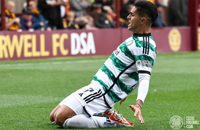 Luis Palma anotó su primer gol con el Celtic