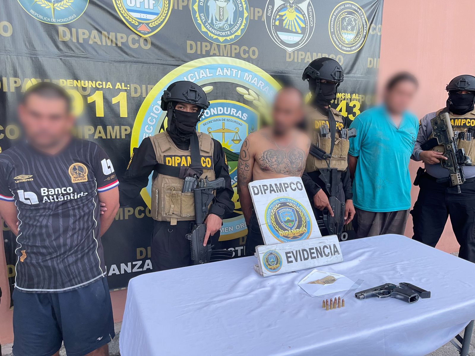 Caen tres miembros de la pandilla 18 relacionados a sicariato y extorsión