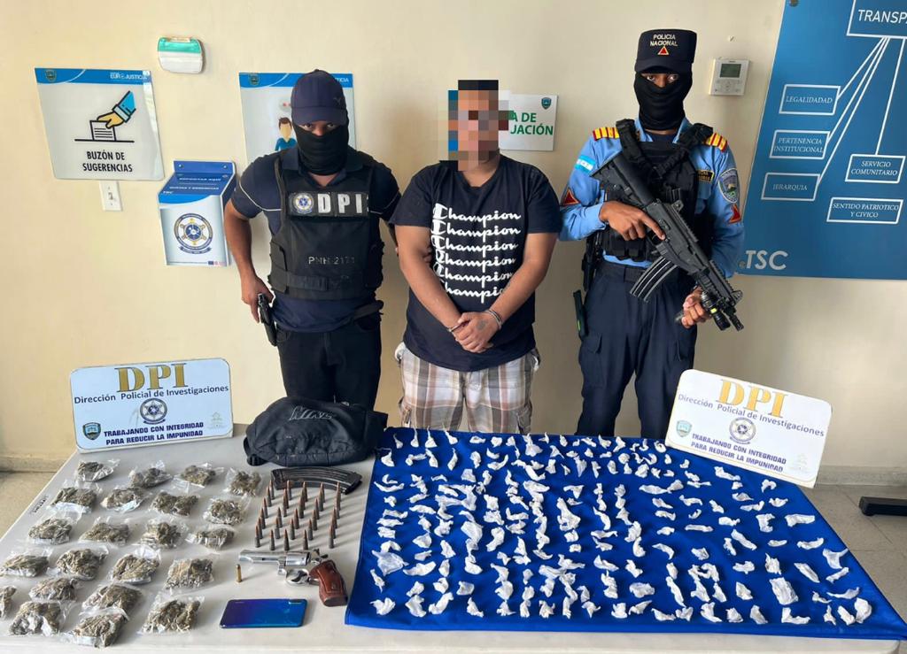 Capturan a alias «Chuy» miembro activo de la Mara Salvatrucha MS-13 en Cortés