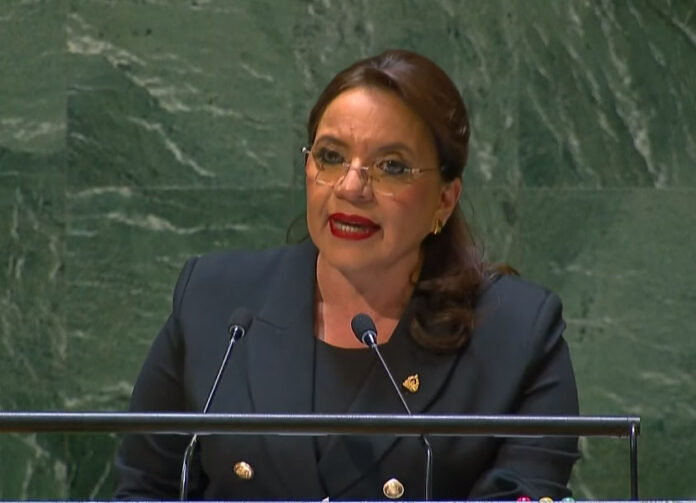 Presidenta Xiomara Castro pide en la ONU por Cuba, Nicaragua y Venezuela