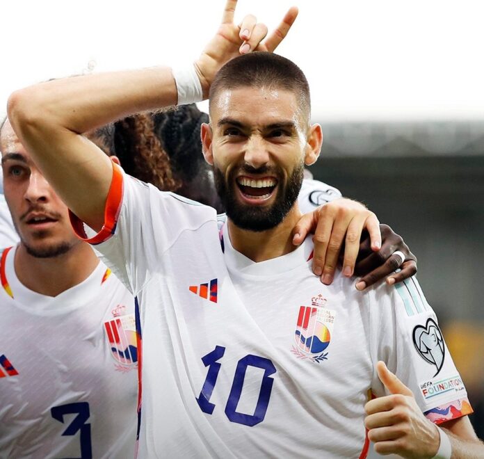 0-1. Yannick Carrasco pone líder a Bélgica 0-1. Yannick Carrasco pone líder a Bélgica