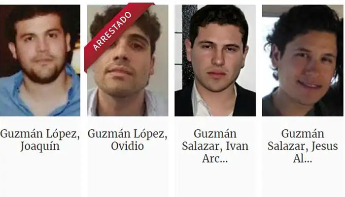 EEUU pedirá a México la extradición de los «chapitos»