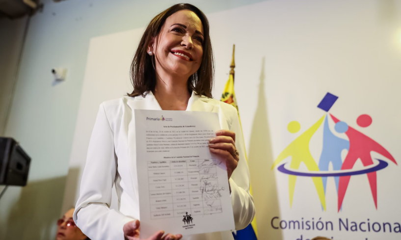 Proclaman a María Corina Machado se adjudicó un respaldo popular de 92,35% con el conteo de votos