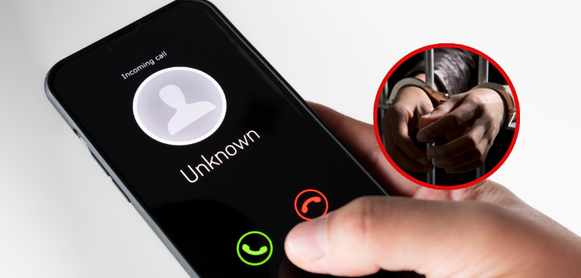 Mujer trató de estafar a un hombre desde prisión sin saber que él también estaba preso