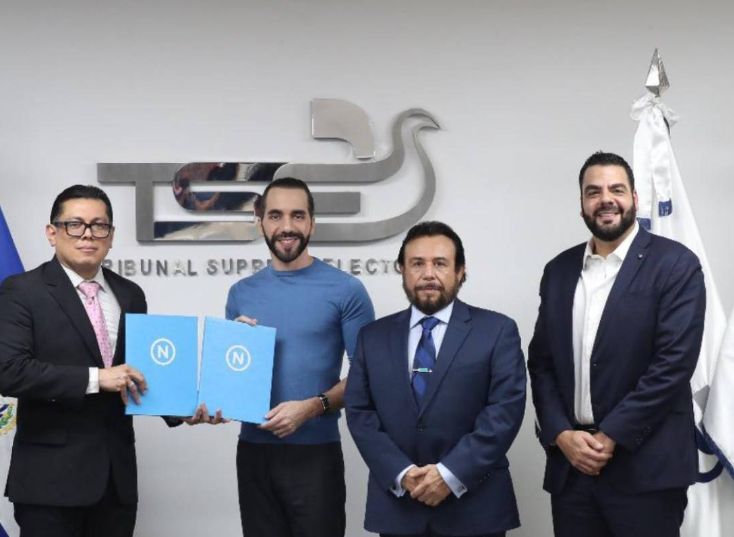 Bukele se inscribe como candidato para elecciones presidenciales 2024