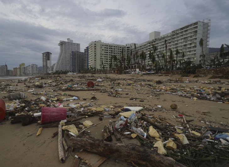 Sube a 39 la cifra de muertos tras paso del Huracán Otis en Acapulco