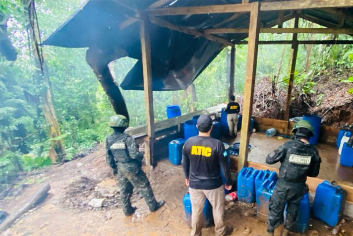 ATIC erradica plantaciones de coca en Colón