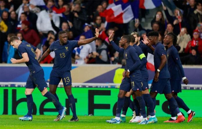 Francia le ganó 4-1 a Escocia