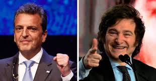 El “superministro” Sergio Massa y el libertario Javier Milei se disputarán la presidencia en segunda vuelta El “superministro” Sergio Massa y el libertario Javier Milei se disputarán la presidencia en segunda vuelta