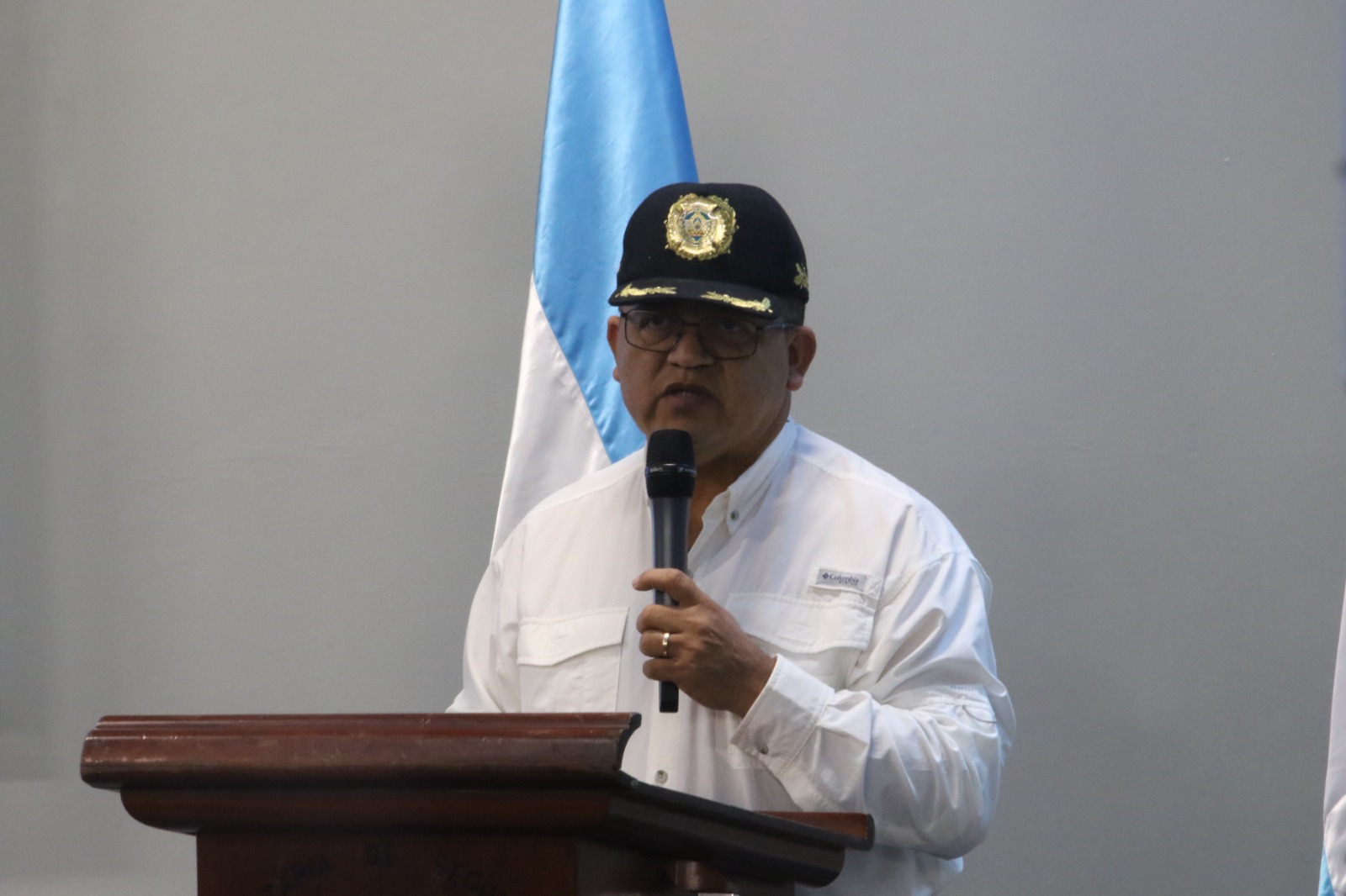 Secretario de Seguridad rinde informe de logros operativos de la Semana Morazánica