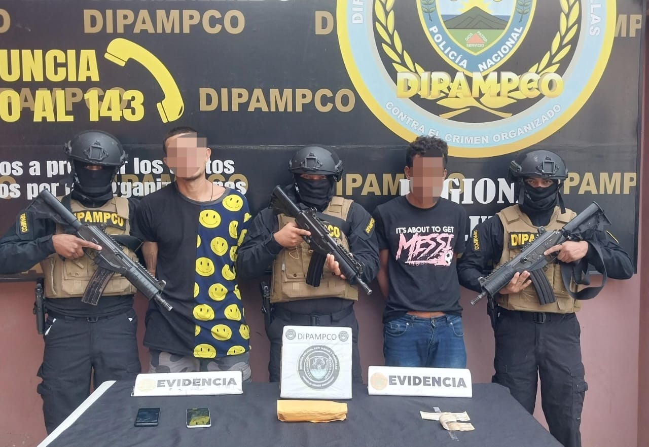 DIPAMPCO le da detención a dos miembros de la banda Los Pelones
