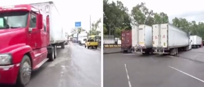 Habilitan paso de camiones en frontera Honduras-Guatemala