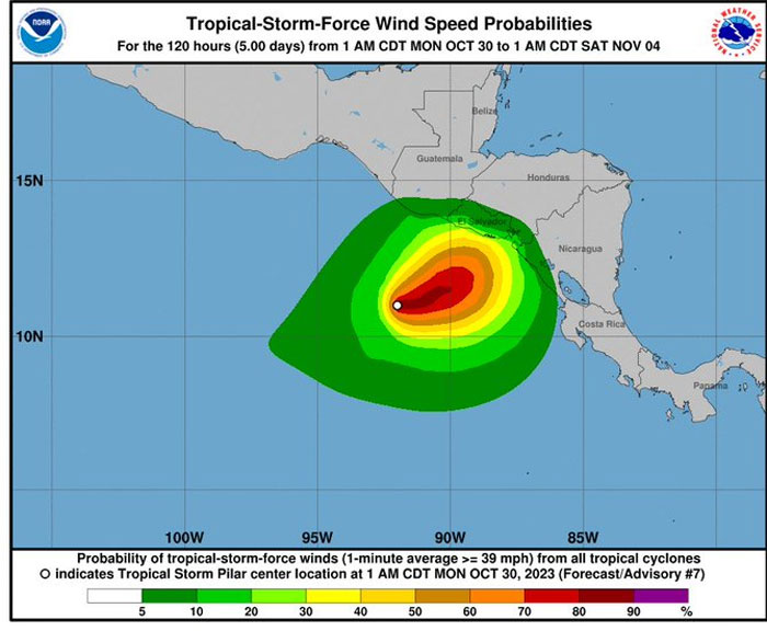 Suben a Alerta Amarilla departamentos de Choluteca y Valle