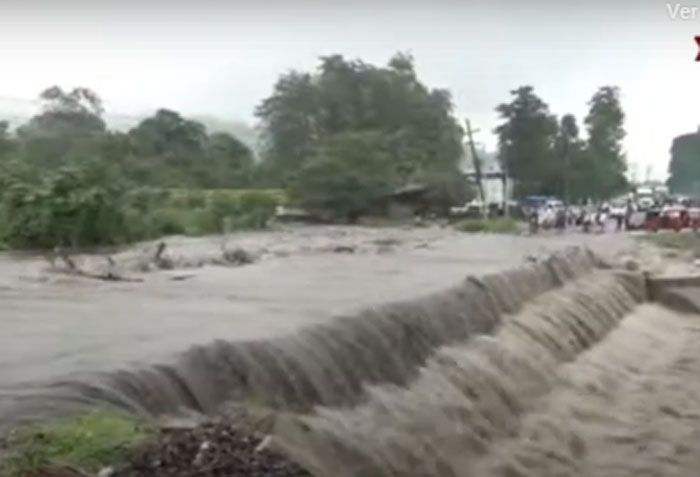 Desbordado el Río Bermejo en el norte del país