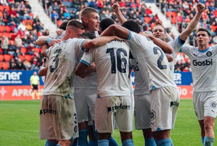 2-4. El Girona sigue soñando en lo más alto